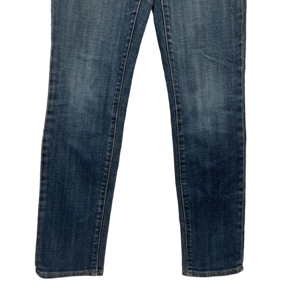 J Crew Toothpick Skinny Jeans Medium-Dark Blue Wash Stretch | size 26 - Picture 2 of 13